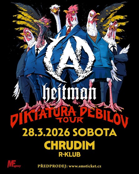 Plakát události Diktatura Debilov Tour 2026
