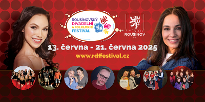 Plakát události Rousínovský divadelní a folklorní festival