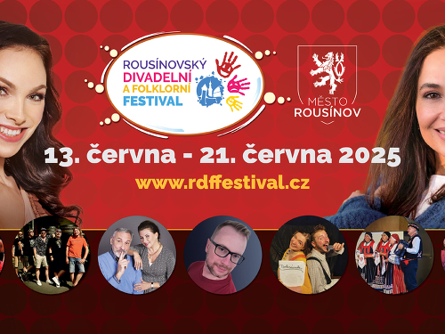 Plakát události Rousínovský divadelní a folklorní festival