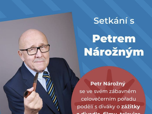 Plakát události Setkání s Petrem Nárožným