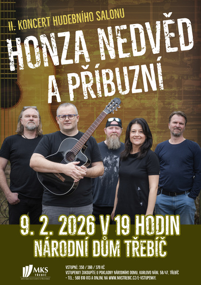 Plakát události Honza Nedvěd a Příbuzní