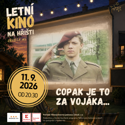 Plakát události Letní kino Záluží