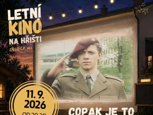 Plakát události Letní kino Záluží