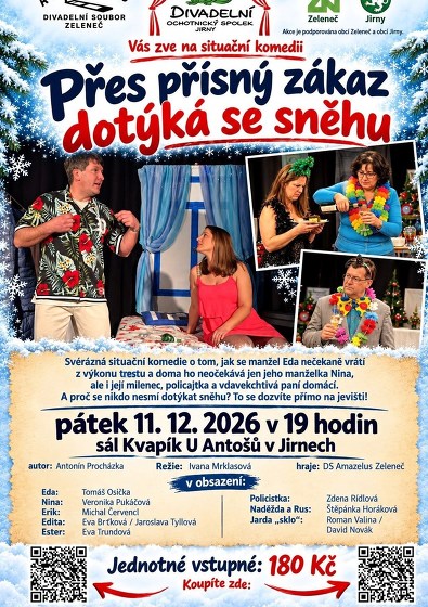 Plakát události Přes přísný zákaz dotýká se sněhu