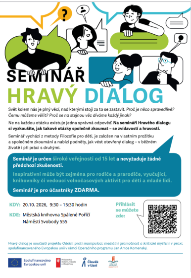 Plakát události Seminář Hravý dialog