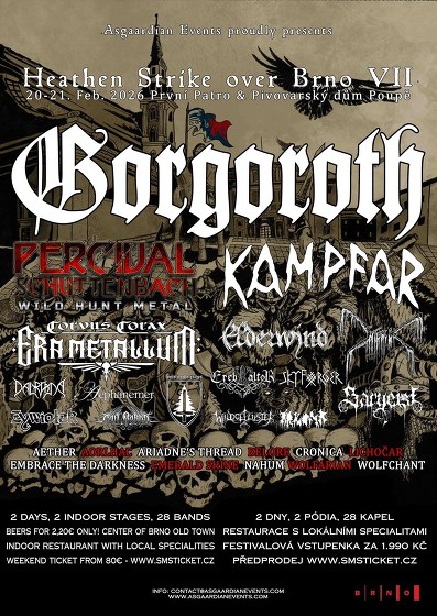 Plakát události Heathen Strike over Brno VII