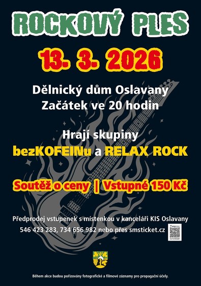 Plakát události Rockový ples