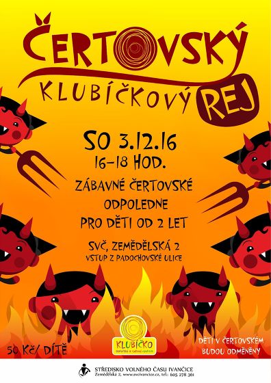 Plakát události Čertovský klubíčkový rej