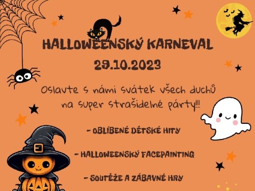 Plakát události Halloweenský karneval