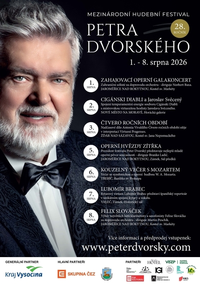 Plakát události Mezinárodní hudební festival Petra Dvorského
