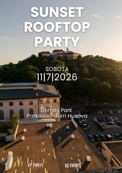 Plakát události Sunset Rooftop Party | Domini Park | Brno