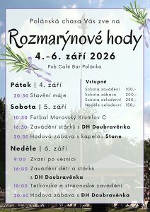 Tradiční rozmarýnové hody v Polánce u MK