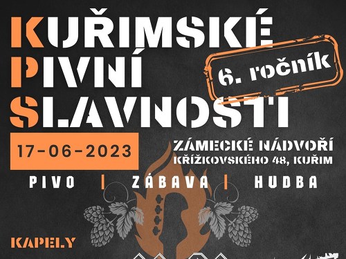 Plakát události Kuřimské pivní slavnosti