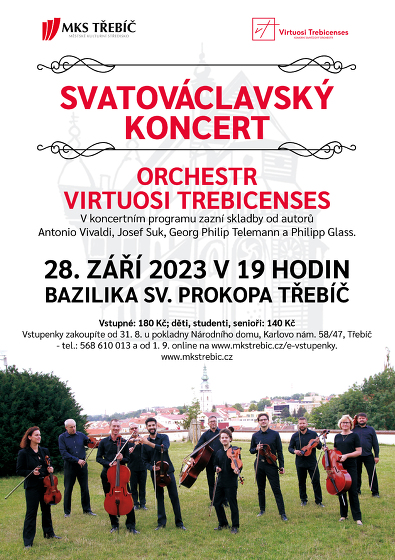 Plakát události Svatováclavský koncert s Virtuosi Trebicenses