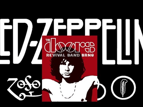 Plakát události Led Zeppelin revival a The Doors revival Brno U Sosny