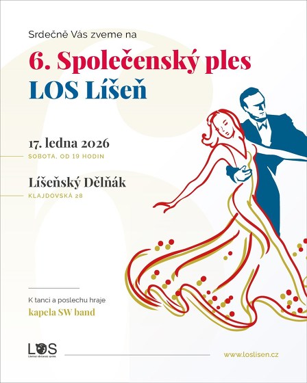 Plakát události 6. společenský ples LOS