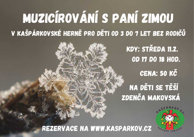 Plakát události Muzicírování s paní Zimou