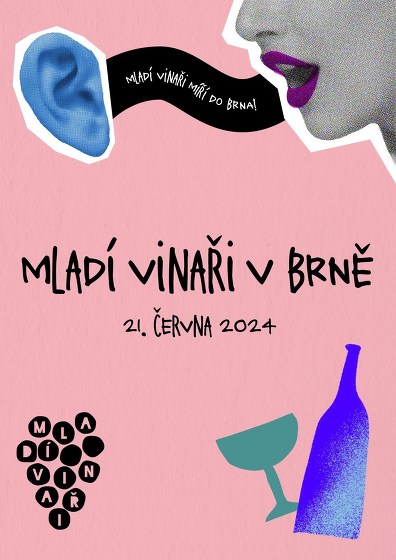 Plakát události Mladí Vinaři v Brně