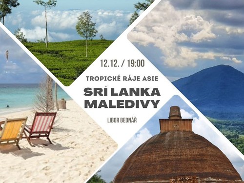 Plakát události Tropické ráje Asie - Šrí Lanka, Maledivy