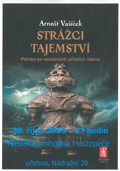 Plakát události Přednáška Arnošta Vašíčka Strážci tajemství