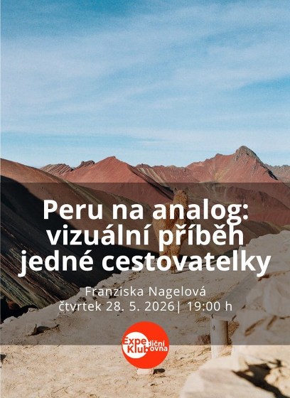 Plakát události Peru na analog: vizuální příběh jedné cestovatelky