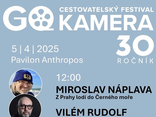 Plakát události GO KAMERA 2025 | Rudolf, Náplava, Kleslo, Dušek
