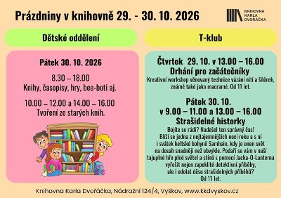 Plakát události Prázdniny v knihovně
