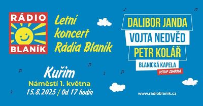 Plakát události Letní koncert rádia Blaník