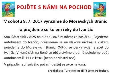 Plakát události Prázdninový sokolský pochod
