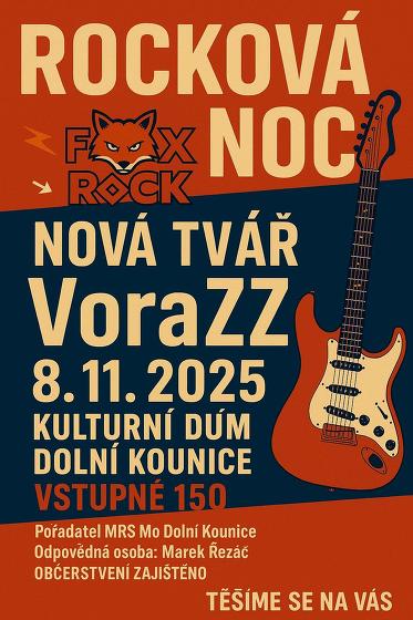 Plakát události Rocková noc