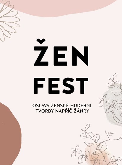 Plakát události Ženfest pod třešní