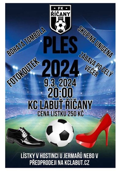Plakát události Ples fotbalistů