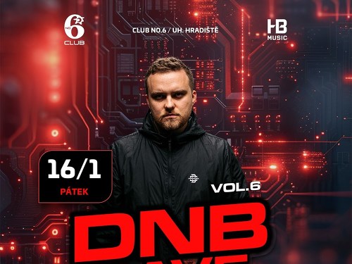 Plakát události DNB RAVE vol.6