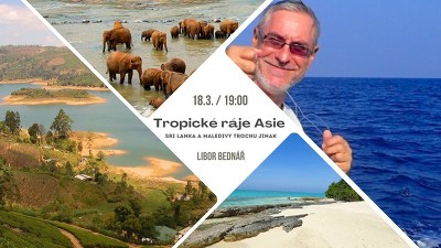 Plakát události Tropické ráje Asie  - Sri Lanka  a Maledivy trochu jinak