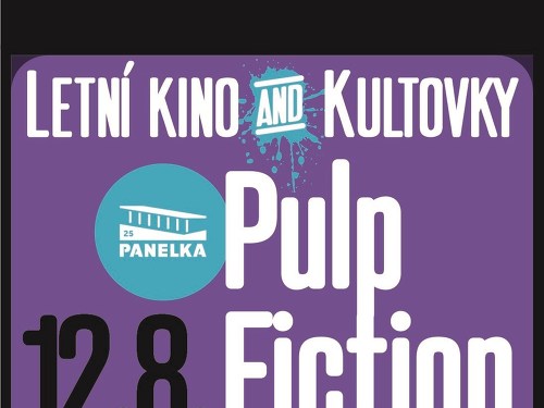 Plakát události LETNÍ KINO & KULTOVKY na Panelce: Pulp Fiction
