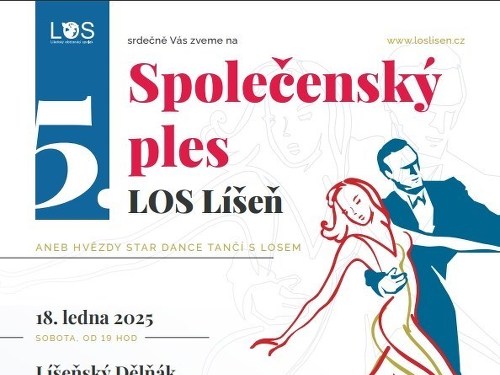 Plakát události 5. Společenský ples LOS Líšeň