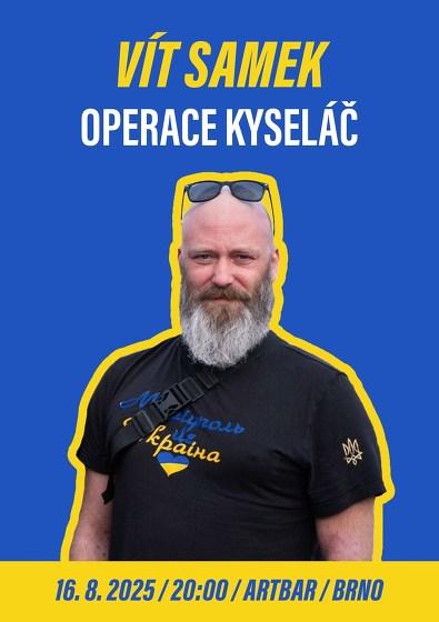 Plakát události Vít Samek: Operace Kyseláč