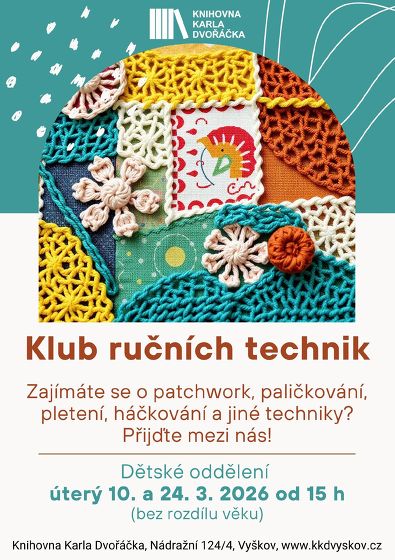 Plakát události Klub ručních technik