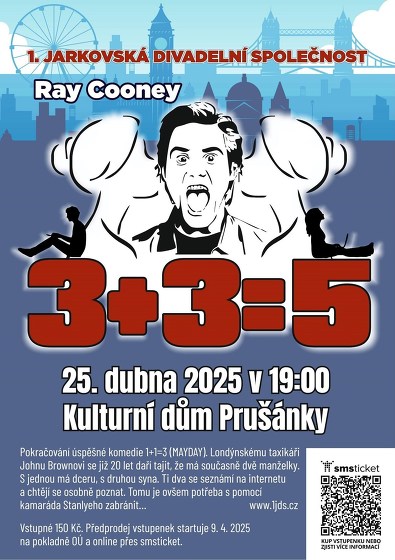 Plakát události Divadlo Ray Cooney: 3+3=5