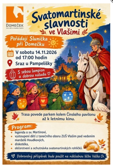 Plakát události Svatomartinské slavnosti ve Vlašimi
