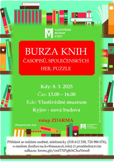 Plakát události Burza knih