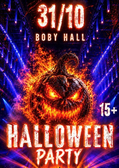 Plakát události Halloween Party | BobyHall | VIP Vstupenky