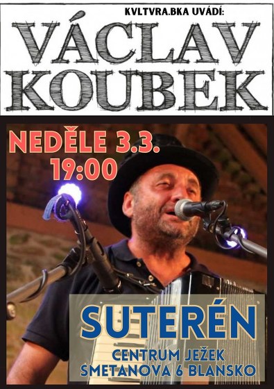 Plakát události Václav Koubek