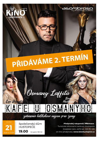 Plakát události Kafe u Osmanyho - VYPRODÁNO