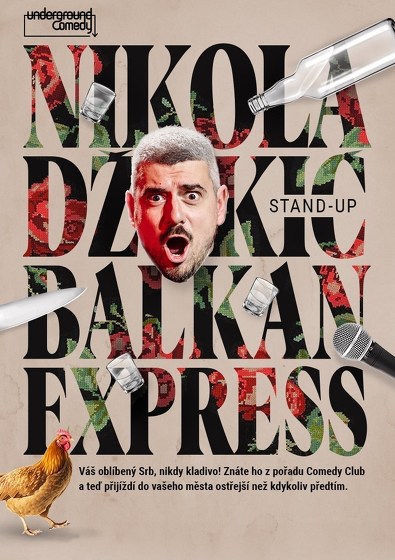 Plakát události Nikola Džokič - Balkan Express - Stand-up - Mladá Boleslav
