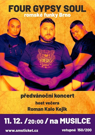 Plakát události Four Gypsy Soul