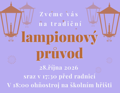 Plakát události Tradiční lampionový průvod