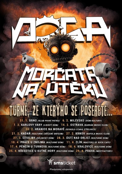 Plakát události Doga a Morčata na útěku – turné 2026