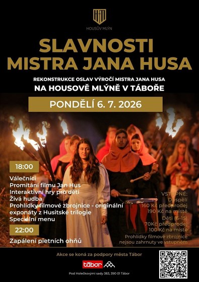 Plakát události Slavnosti Mistra Jana Husa