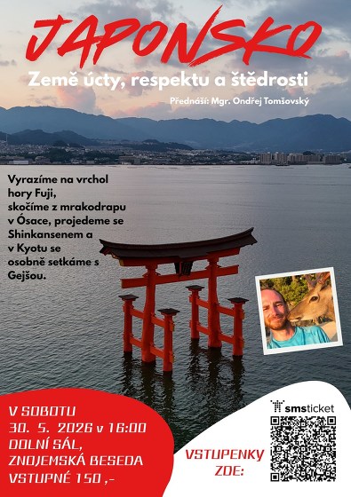 Plakát události Japonsko - země úcty, respektu a štědrosti
